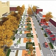 Парковая улица станет пешеходной